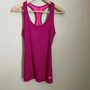 Nike Racerback Polka Dot Tank Top Size XS